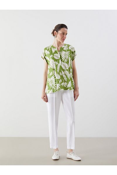 LC Waikiki Carrot Cut Women's Trousers with Elastic Waist