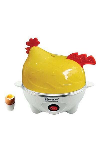 HALAMODO Electric Egg Boiler Cooker 2.72E+12 White/Yellow