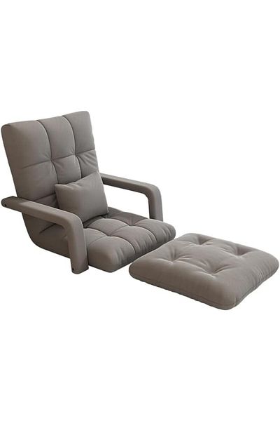 COOYA 3-in-1 folding lazy sofa chair,5 adjustable positions,removable cushion,for single person relaxation