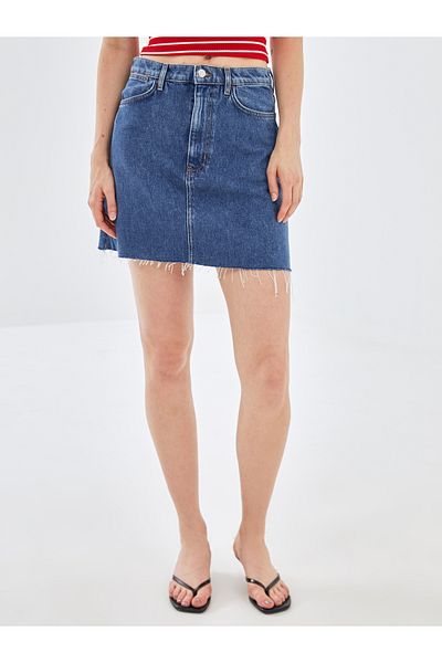LC Waikiki Standard Fit Women's Jean Skirt
