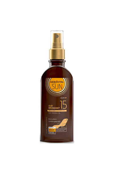 GEROVITAL Gerovital Sun tanning oil, SPF 15, 150 ml