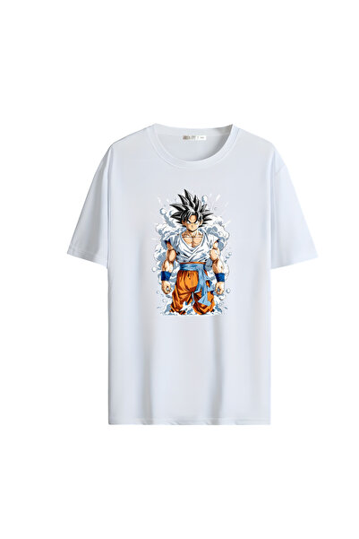 Gölge Store تي شيرت للجنسين مطبوع عليه رسوم متحركة مقاس كبير