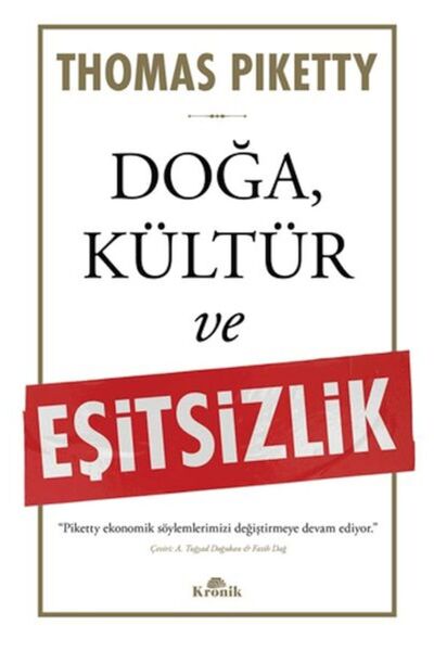 Kronik Kitap Doğa Kültür ve Eşitsizlik
