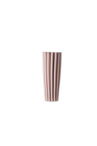 Danube Home Zenith 3D Printed Ceramic Vase Rust 19 x 19 x 47 Cm | 100% Ceramic Vase Home Decor