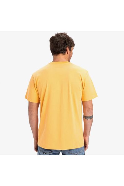 Quiksilver Ανδρικό κίτρινο μπλουζάκι Home Mini Logo Ss