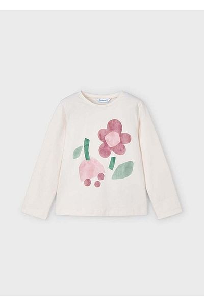 MAYORAL Girl's T-Shirt - Cream