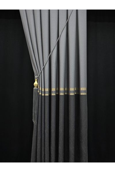 Art Perde Panel Background Curtain Gray Sports Pattern (Ornaments Gift) Single Wing Panel Background Curtain