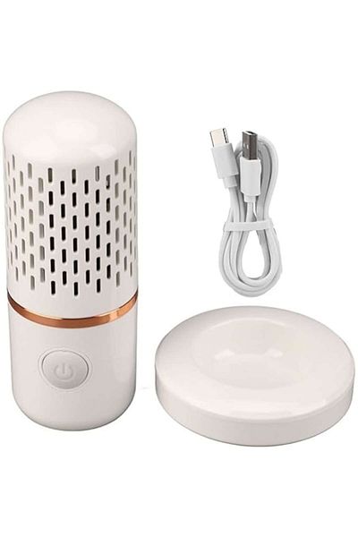 TrendiShop Professional Fruit and Vegetable Purifier with Charging Stand, USB, White