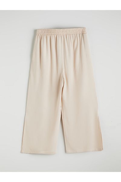 LC Waikiki Women's Linen Blended Pants with Elastic Waist