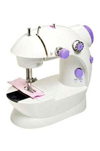 HALAMODO ماكينة خياطة كهربائية SM-202A بيضاء