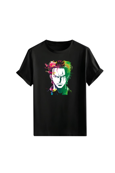 Gölge Store تي شيرت للجنسين مطبوع عليه رسوم متحركة مقاس كبير