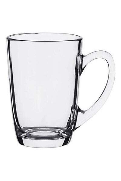 HALAMODO 6-Piece New Morning Green Tea Mug Set Clear