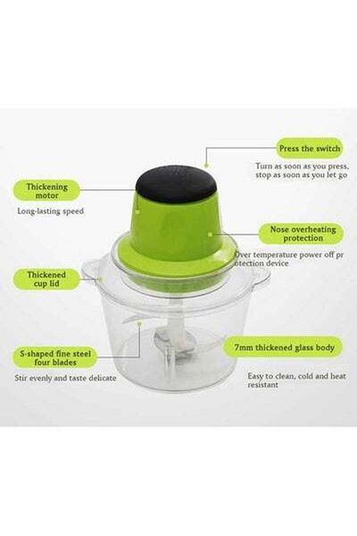HALAMODO Multi Functional Electric Meat Grinder XZ-784 Green