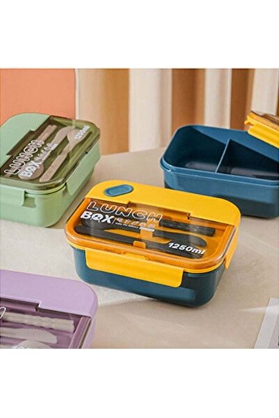 COOYA Portable Food-grade Plastic Lunch Box Microwave Sealed Box Children's Adult Food Storage