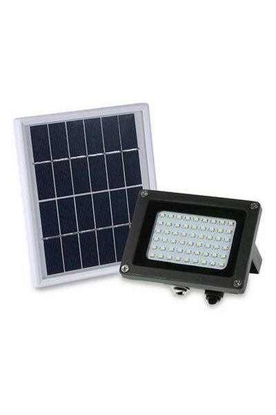 HALAMODO 54 Piece Waterproof Outdoor Security LED Solar Lights Black