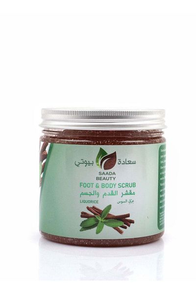 SAADA BEAUTY Foot and Body Scrub with Liquorice 500 ml