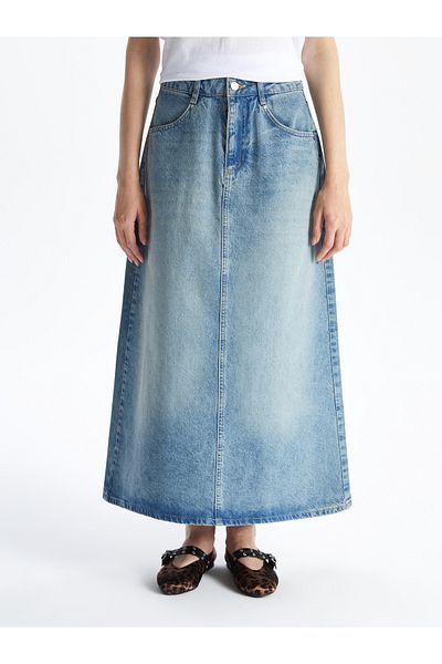 LC Waikiki Standard Fit Jean Skirt