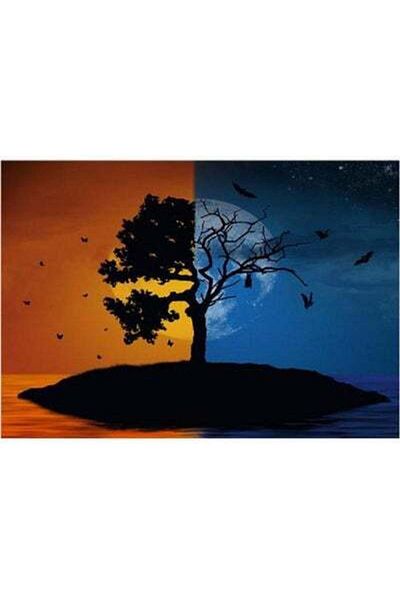 HALAMODO W031 Tree DIY 5D Diamond Painting Multicolour 40 x 30cm