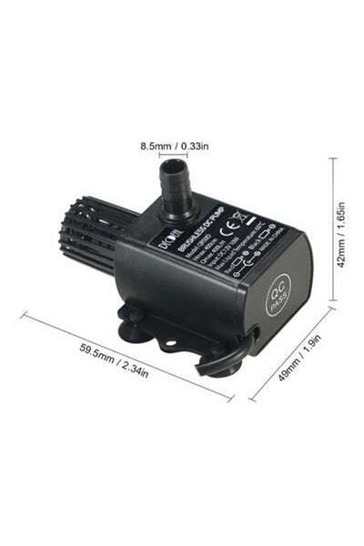 HALAMODO Brushless Water Pump Black
