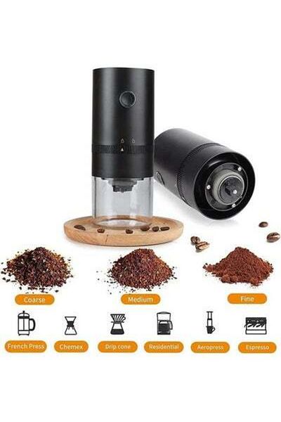 HALAMODO Electric Coffee Grinder 13 W Grinder2202194 Black