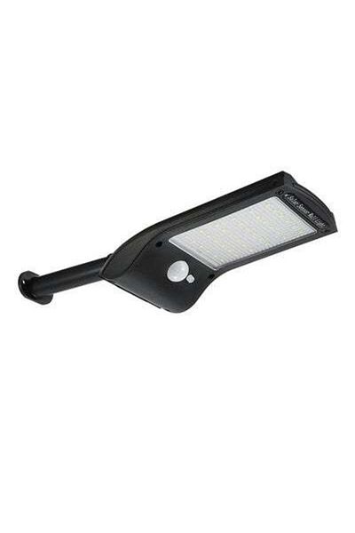 HALAMODO 48 LEDs Solar Powered Wall Light With Remote Control Black