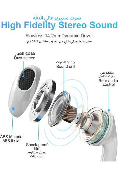 Golden Plus سماعات أذن سلكية بمنفذ USB-C مع ميكروفون مدمج وتحكم في مستوى الصوت