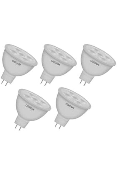 Osram LED MR16 12V Down Light GU5.3 spot light 5.5w 500Lm, 6500K - Pack of 5