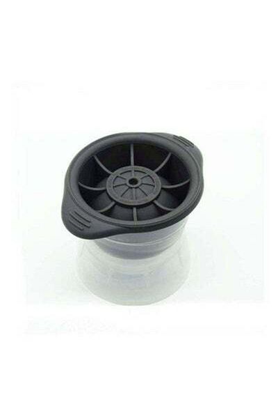 HALAMODO 2-Piece Spherical Ice Molds Set Grey/White 8x8x11cm