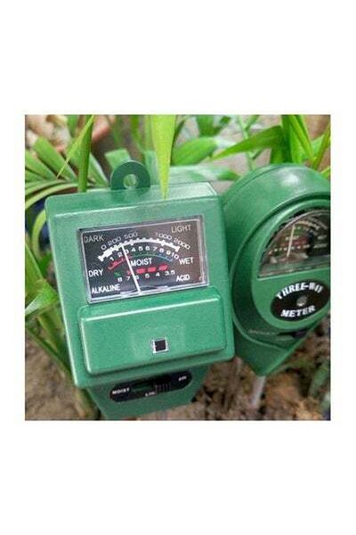 HALAMODO 3-In-1 Soil Water Testing Meter Green
