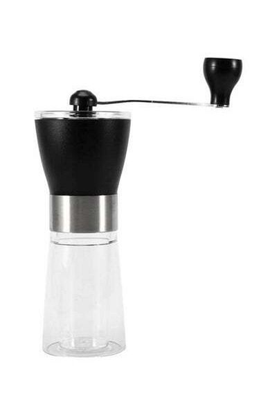 HALAMODO Manual Coffee Grinder Black/Clear