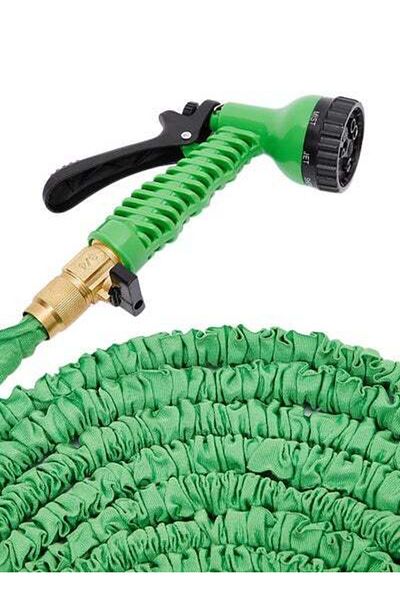 HALAMODO Expandable Magic Garden Hose With Sprayer Nozzle Green