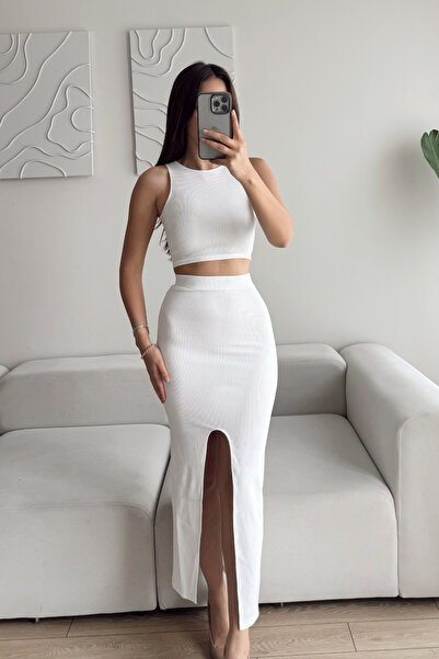 Sindimoda Tango Yırtmaç Detay İkili Takım 015298