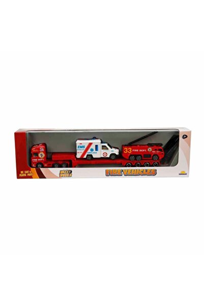 Sunman Triple Fire Truck Set