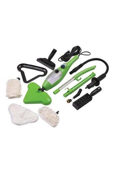 HALAMODO 12-Piece X5 Steam Sweeper Kit Green/Black/White