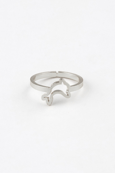 Sortie Aksesuar حلقة من الفولاذ المقاوم للصدأ قابلة للتعديل مع شكل سمكة الدلفين