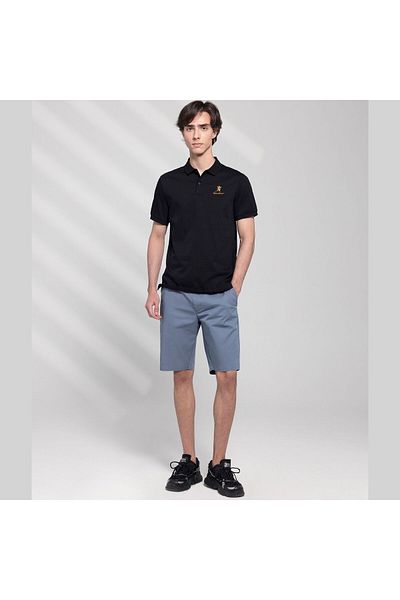 Giordano شورت رجالي ضيق من قماش التويل - مريح ومرن
