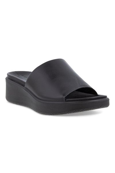 Ecco حذاء Ecco Flowt Wedge Lx W أسود من Emkay