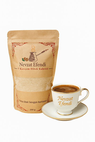 nevzatefendi نفزات إفندي 7 مزيج قهوة ديبك 200 جرام - طعم ديبك الحجري التقليدي