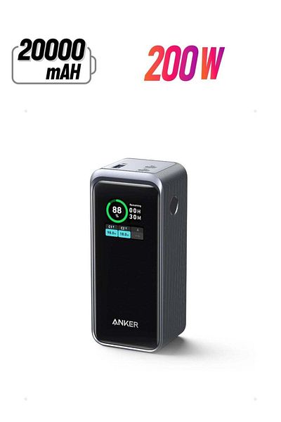 Anker 20000 mAh Prime Power Bank, 200W Output