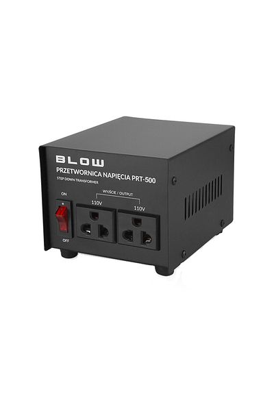 Blow Blow PRT-500W Voltage Converter Transformer 220V to 110V with Switch, Power 500W