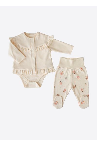 kitikate Organic Fly 3-Piece Set Natural