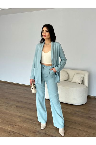 Nesil Linen Trousers Jacket Set