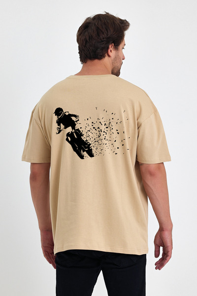 Windy Island Rucsac pentru motociclist guler rotund pentru bărbați cu imprime...