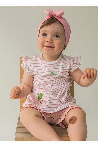 kitikate Organic Side Set of 2 Pink