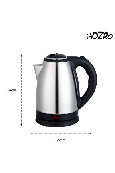 HOZRO Βραστήρας HOZRO, από ανοξείδωτο ατσάλι με αυτόματη εκκίνηση, χωρητικότητας 2 λίτρων