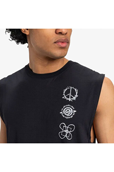 Quiksilver Lap Time Muscle Erkek Siyah Atlet