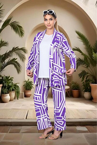 NEWCO 3 Piece Geometric Pattern Set – the New Summer Elegance”