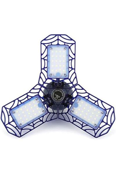 HOZRO Lampa LED cu 3 brate mobile, HOZRO, putere 30W, 36 LED-uri, Bec Iluminare pentru interior Garaj/Depo