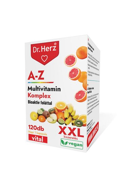 Herz Vegan multivitamin capsules A-Z Dr Herz 120 pcs