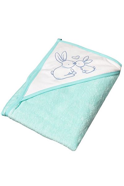 Tega Baby Prosop Baie Micutii Iepurasi Menta 80X80Cm